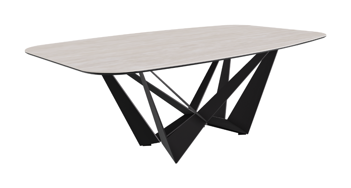 Cattelan Italia Skorpio Keramik Barrel Shaped Dining Table 200 & 240