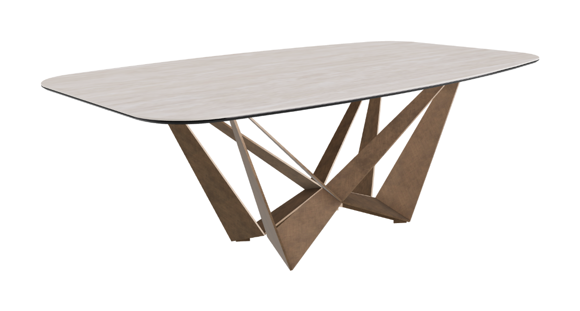 Cattelan Italia Skorpio Keramik Barrel Shaped Dining Table 200 & 240