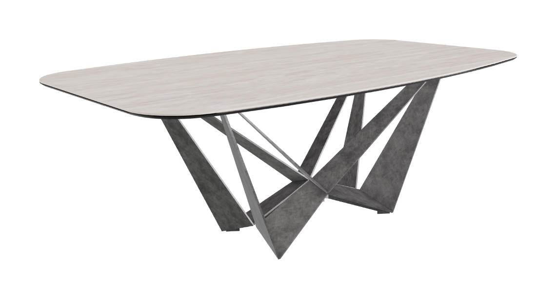 Cattelan Italia Skorpio Keramik Barrel Shaped Dining Table 200 & 240