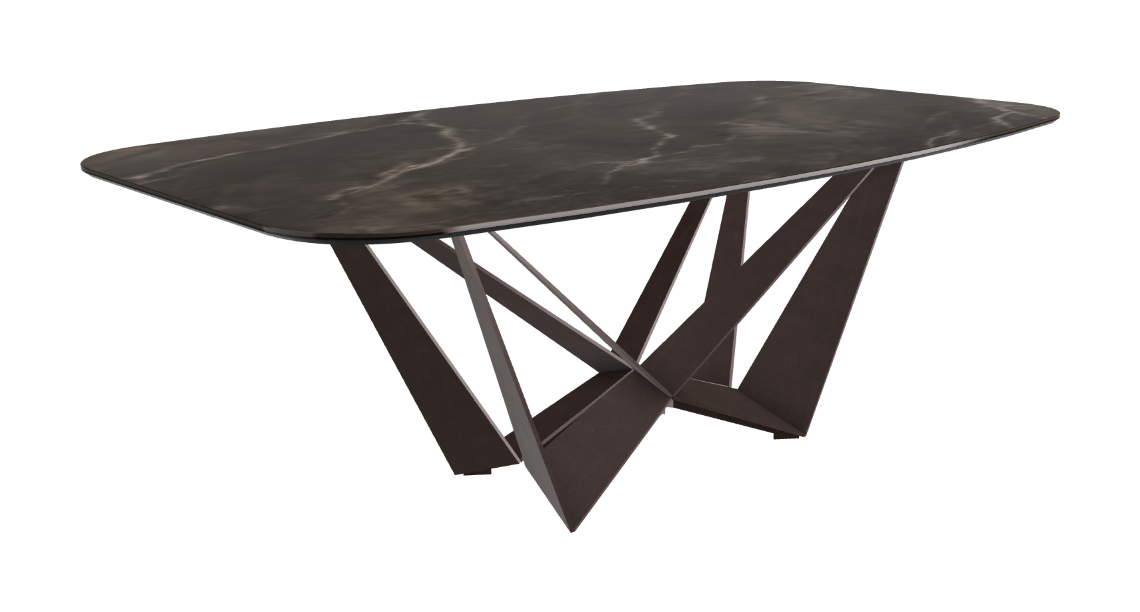 Cattelan Italia Skorpio Keramik Barrel Shaped Dining Table 200 & 240
