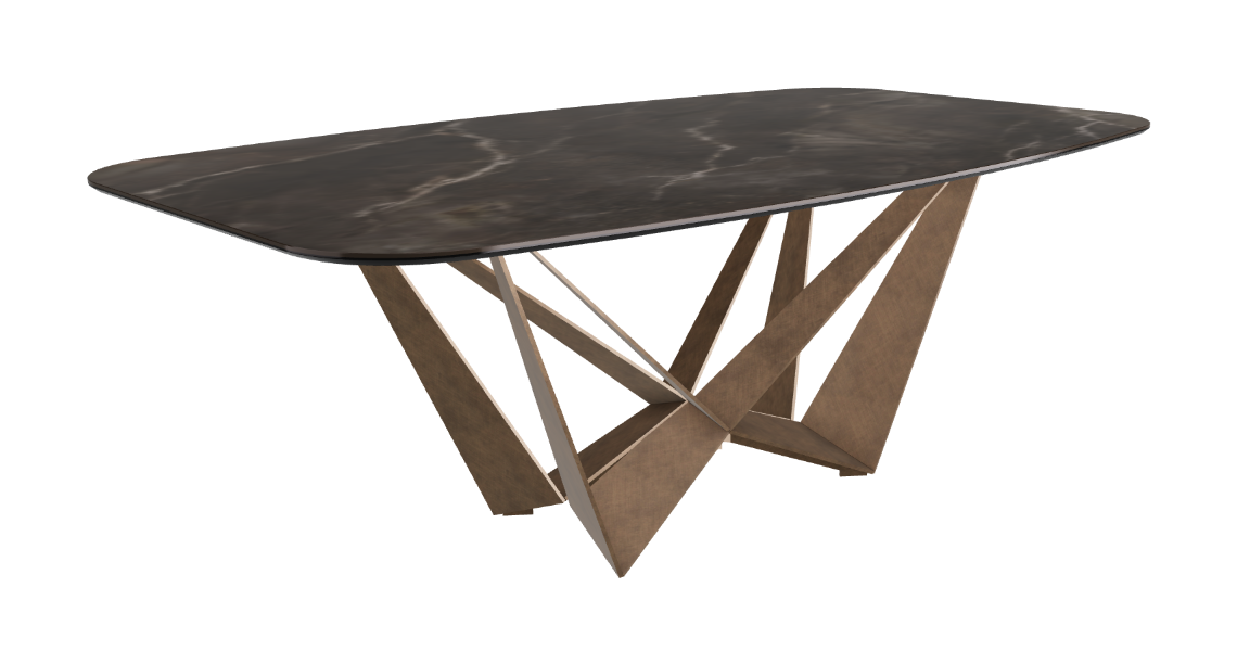 Cattelan Italia Skorpio Keramik Barrel Shaped Dining Table 200 & 240