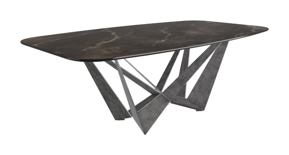 Cattelan Italia Skorpio Keramik Barrel Shaped Dining Table 200 & 240