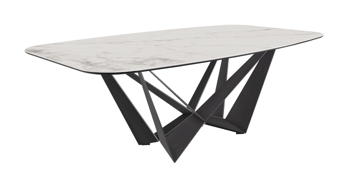 Cattelan Italia Skorpio Keramik Barrel Shaped Dining Table 200 & 240
