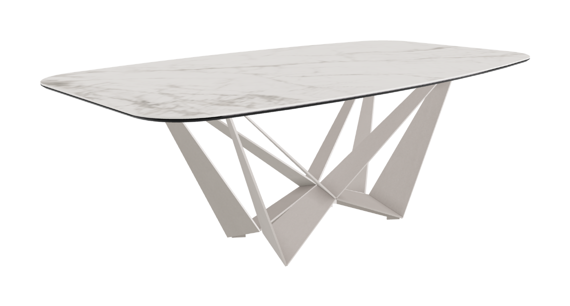 Cattelan Italia Skorpio Keramik Barrel Shaped Dining Table 200 & 240