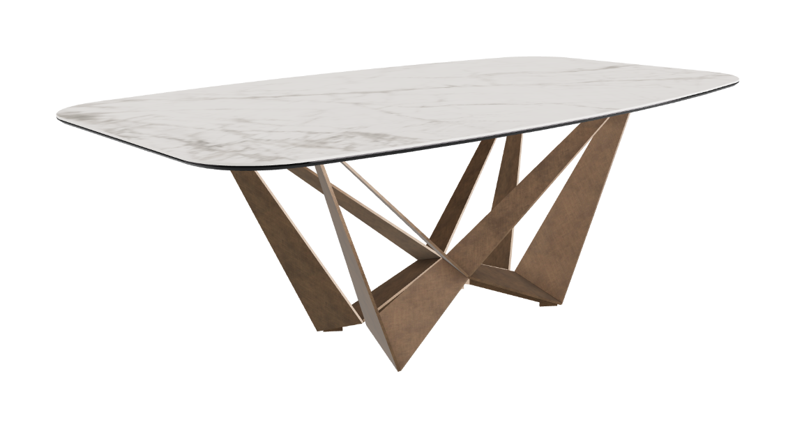 Cattelan Italia Skorpio Keramik Barrel Shaped Dining Table 200 & 240