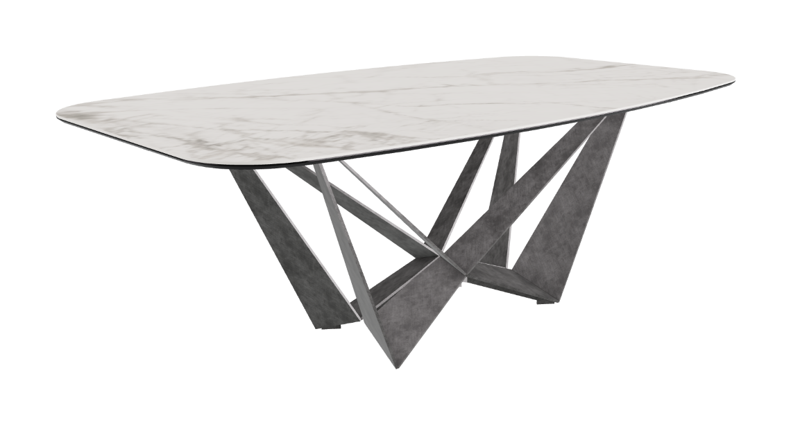 Cattelan Italia Skorpio Keramik Barrel Shaped Dining Table 200 & 240