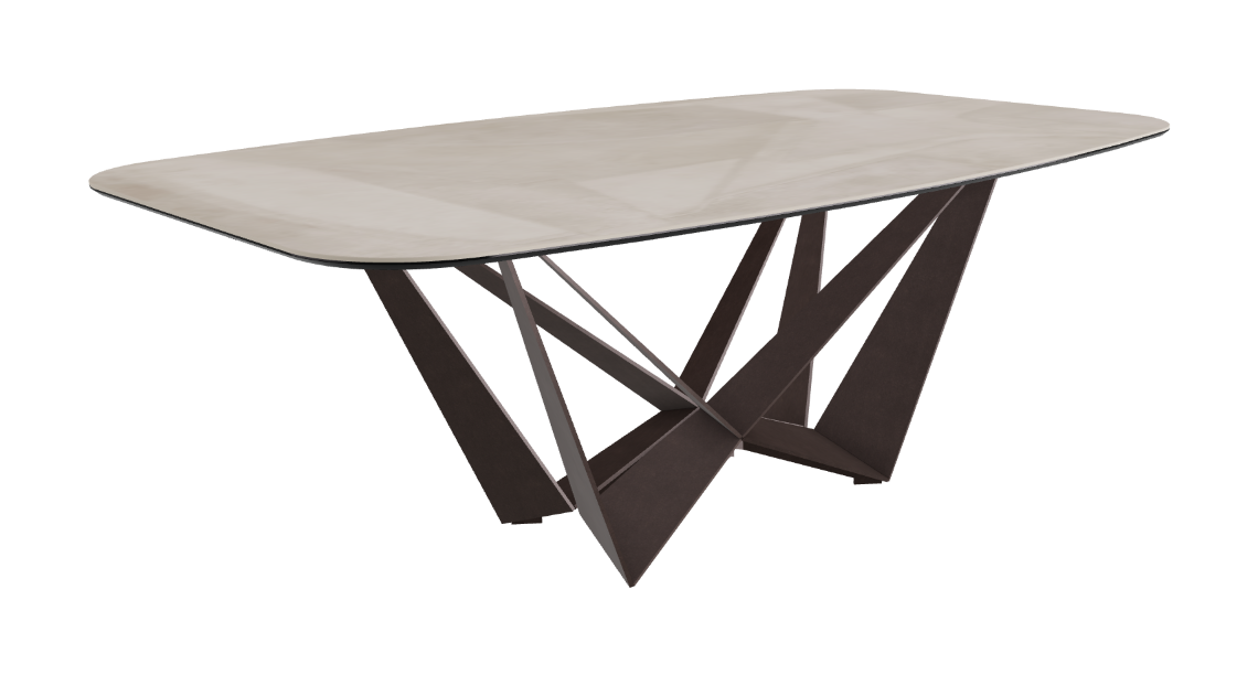 Cattelan Italia Skorpio Keramik Barrel Shaped Dining Table 200 & 240