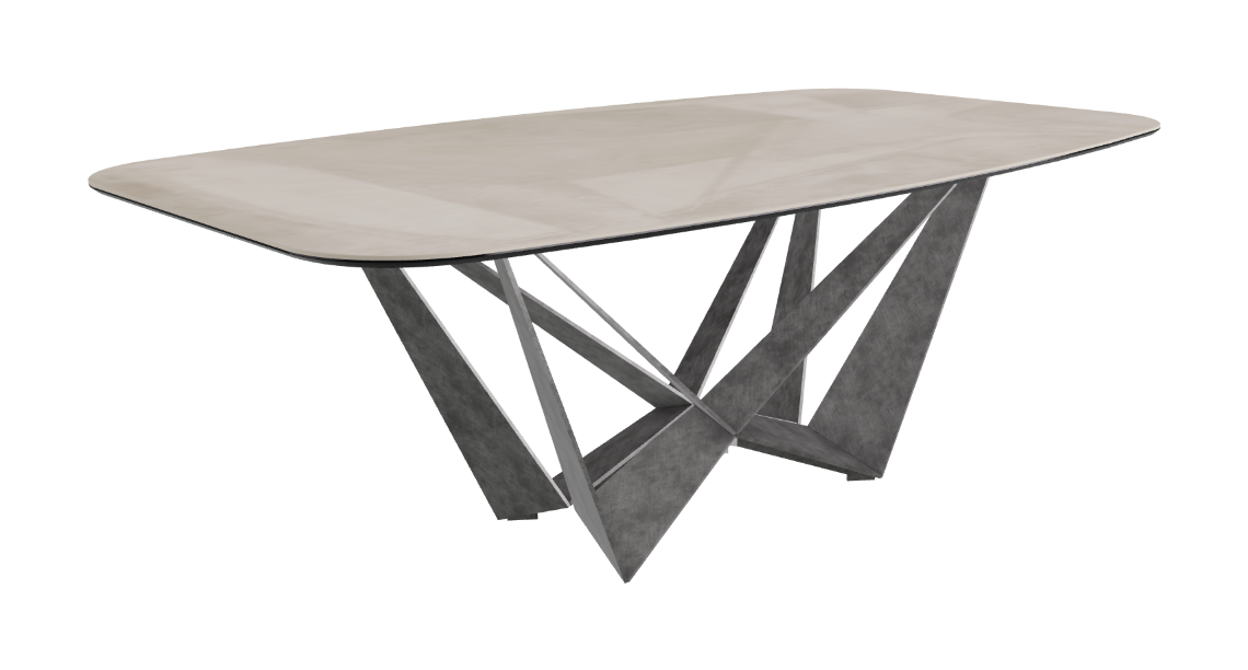 Cattelan Italia Skorpio Keramik Barrel Shaped Dining Table 200 & 240