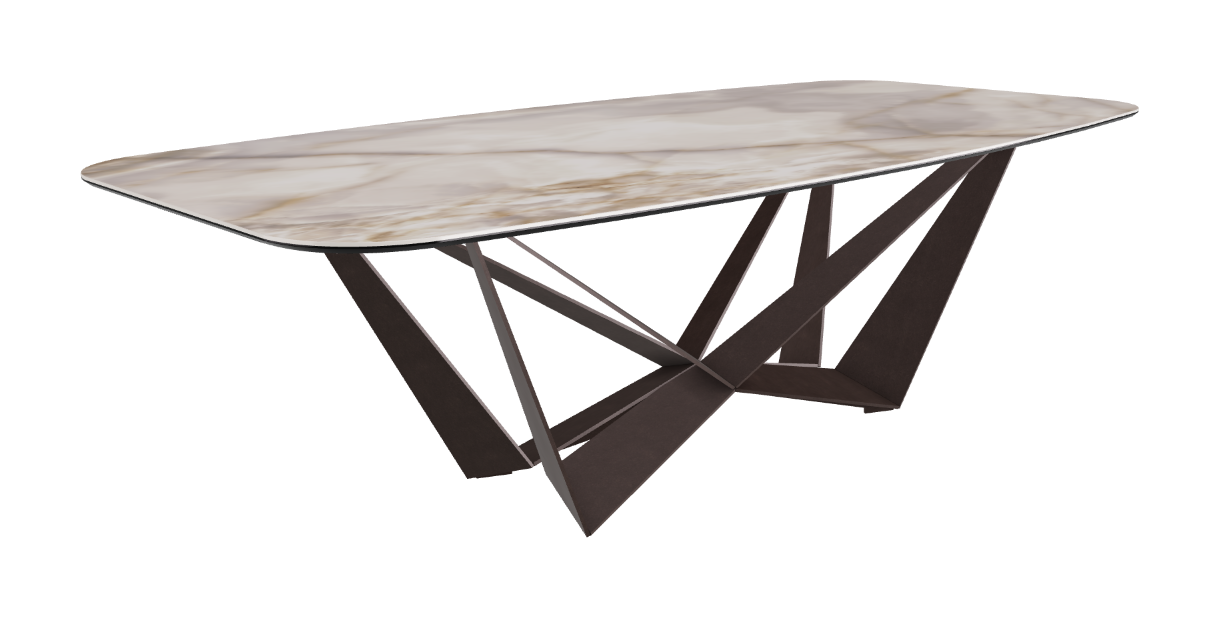 Cattelan Italia Skorpio Keramik Barrel Shaped Dining Table 200 & 240
