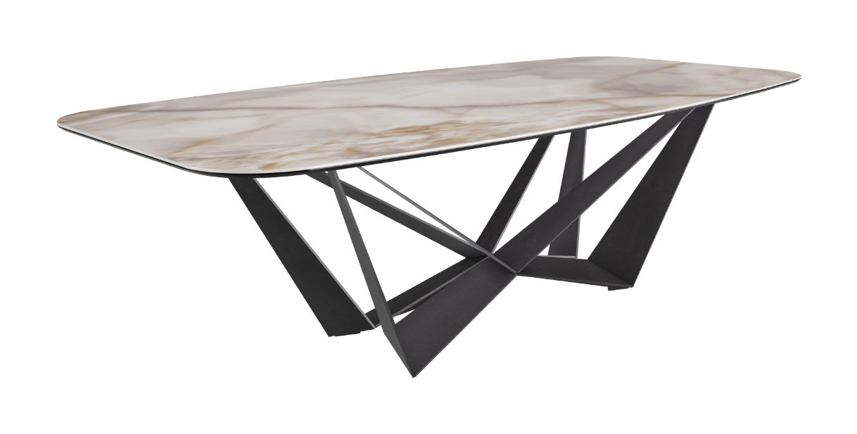 Cattelan Italia Skorpio Keramik Barrel Shaped Dining Table 200 & 240