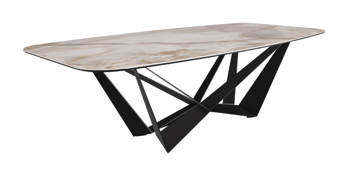 Cattelan Italia Skorpio Keramik Barrel Shaped Dining Table 200 & 240