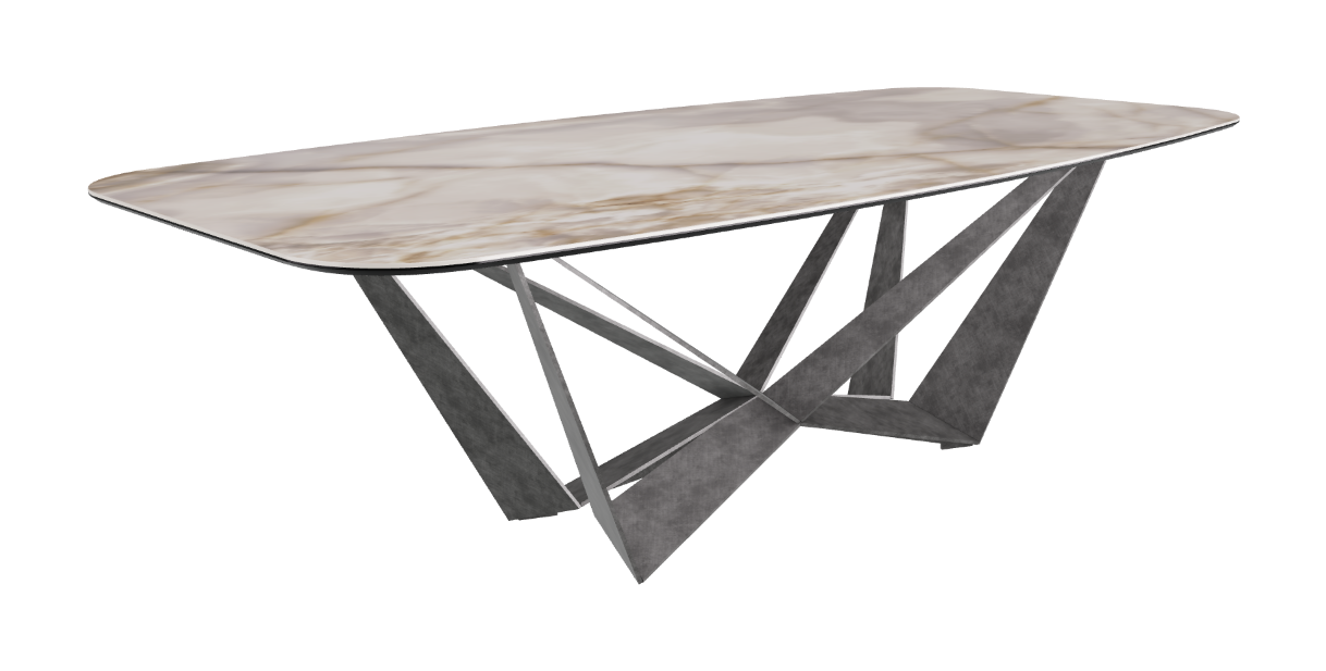 Cattelan Italia Skorpio Keramik Barrel Shaped Dining Table 200 & 240