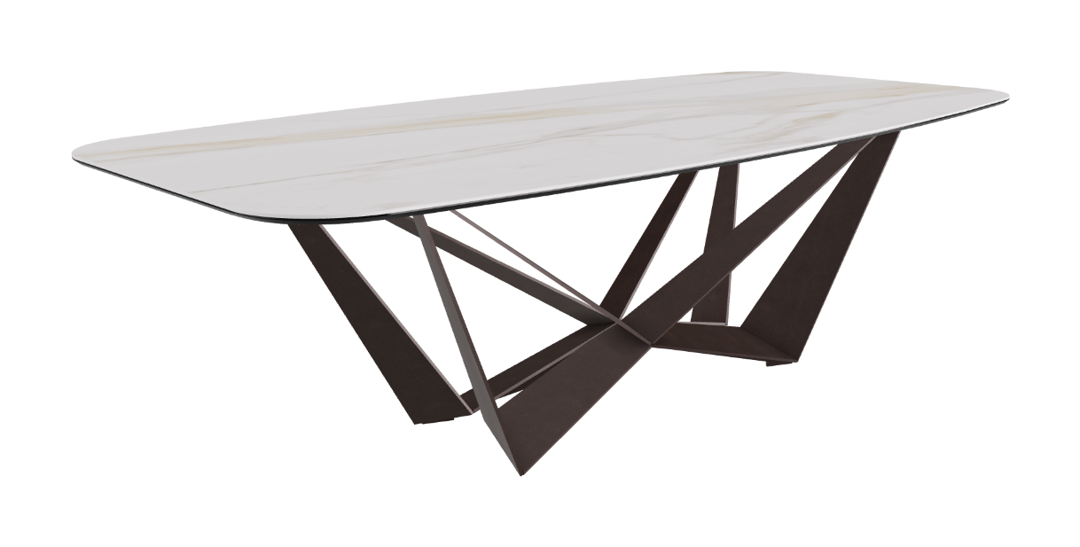 Cattelan Italia Skorpio Keramik Barrel Shaped Dining Table 200 & 240