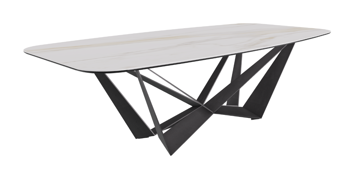 Cattelan Italia Skorpio Keramik Barrel Shaped Dining Table 200 & 240