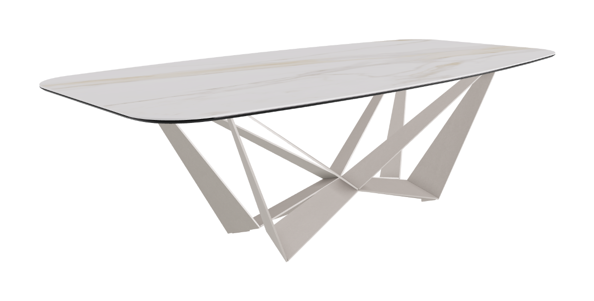 Cattelan Italia Skorpio Keramik Barrel Shaped Dining Table 200 & 240