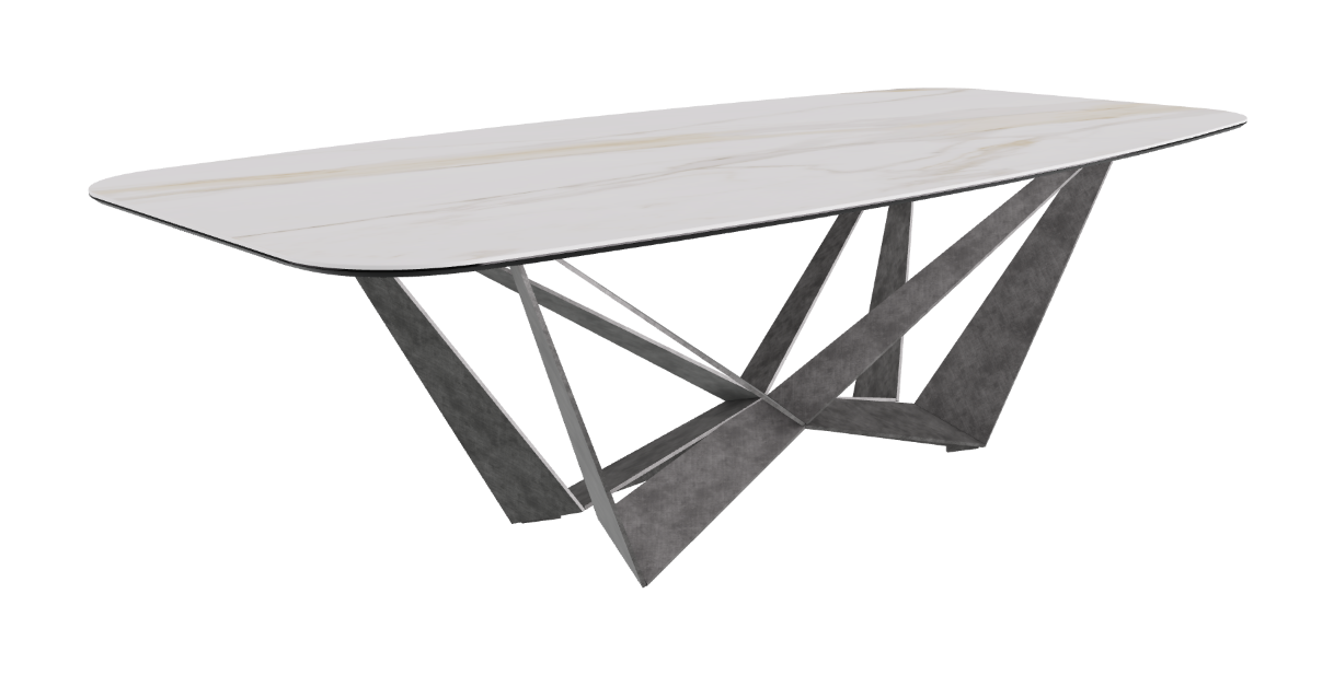 Cattelan Italia Skorpio Keramik Barrel Shaped Dining Table 200 & 240