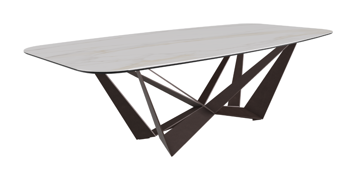 Cattelan Italia Skorpio Keramik Barrel Shaped Dining Table 200 & 240