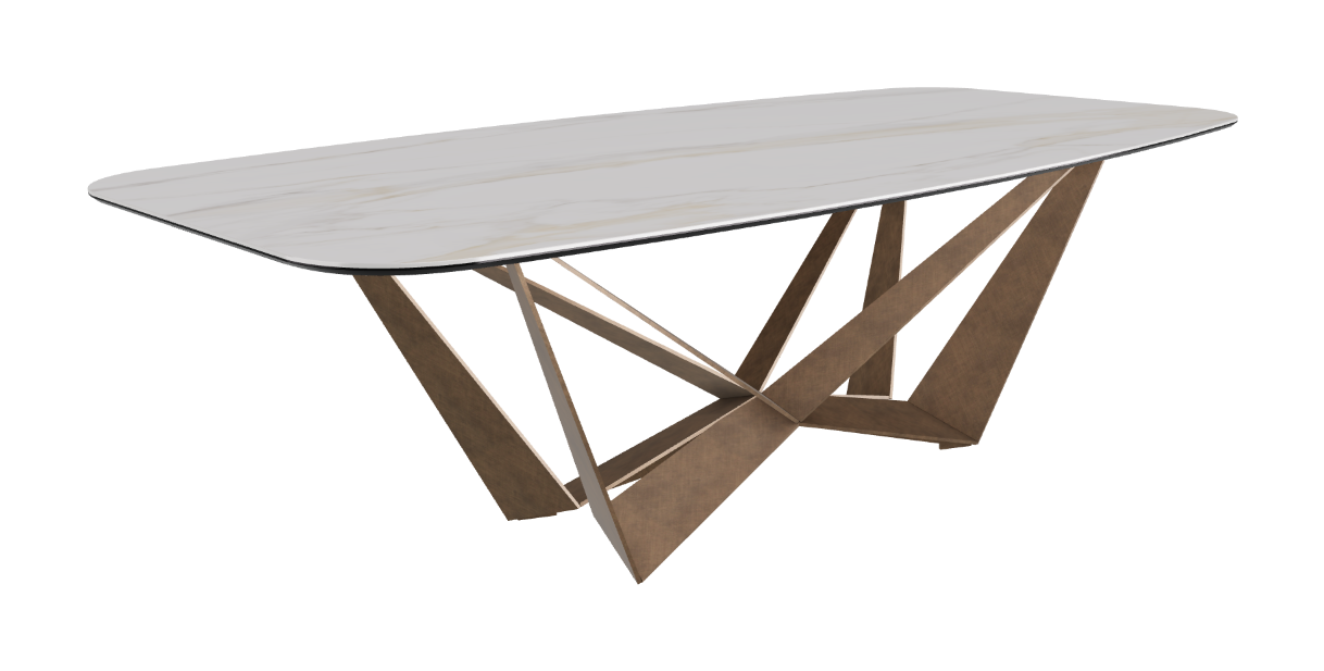 Cattelan Italia Skorpio Keramik Barrel Shaped Dining Table 200 & 240