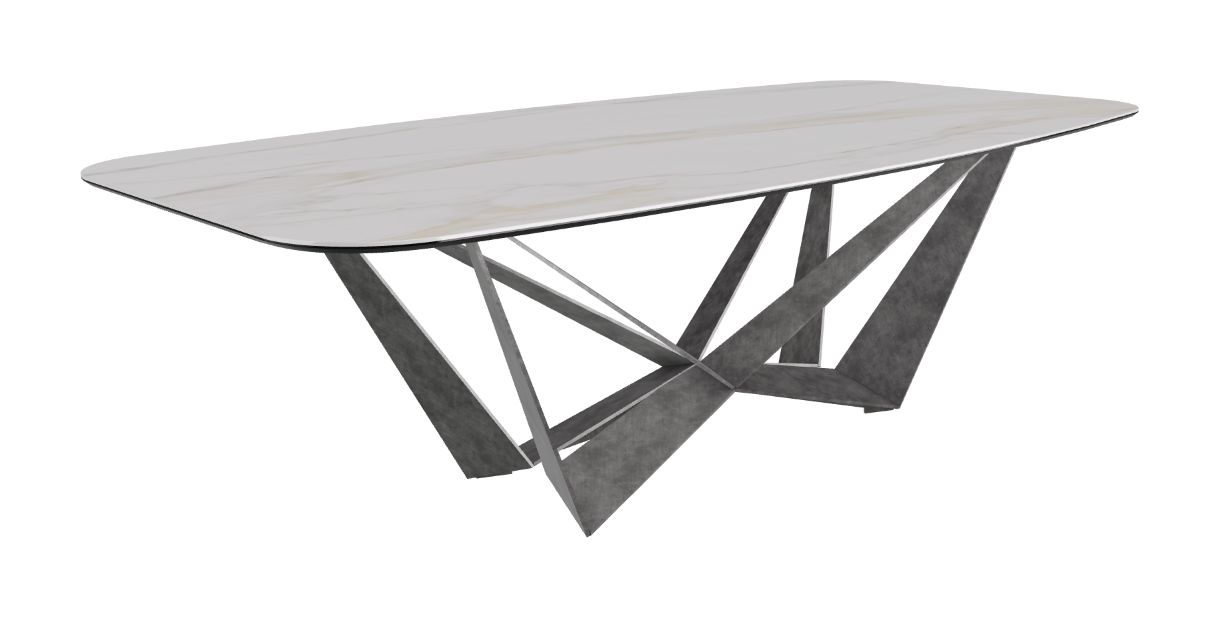 Cattelan Italia Skorpio Keramik Barrel Shaped Dining Table 200 & 240