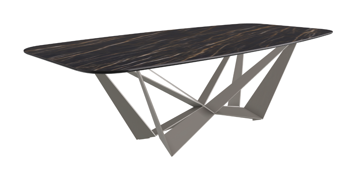 Cattelan Italia Skorpio Keramik Barrel Shaped Dining Table 200 & 240