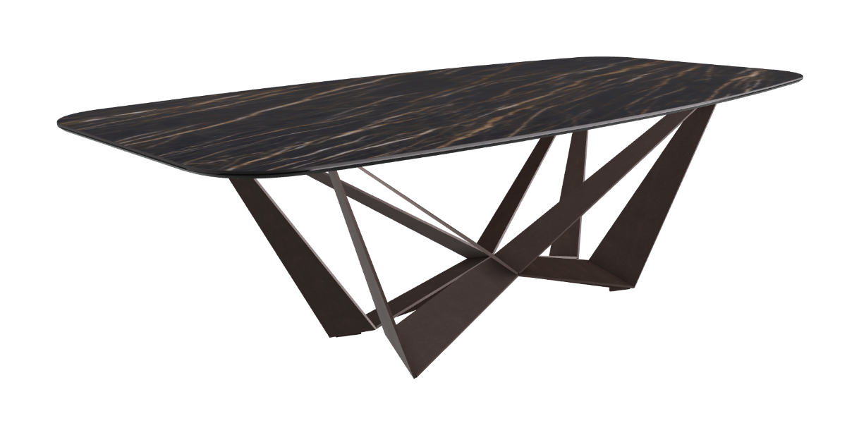 Cattelan Italia Skorpio Keramik Barrel Shaped Dining Table 200 & 240