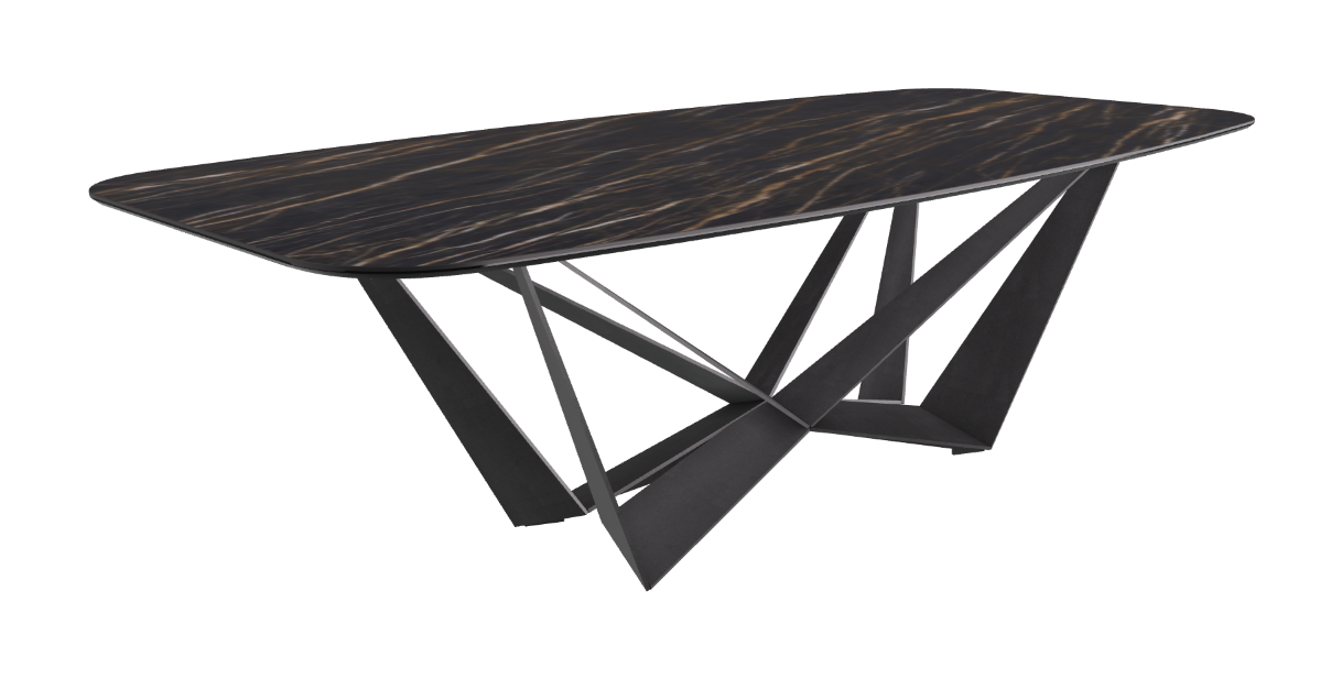 Cattelan Italia Skorpio Keramik Barrel Shaped Dining Table 200 & 240