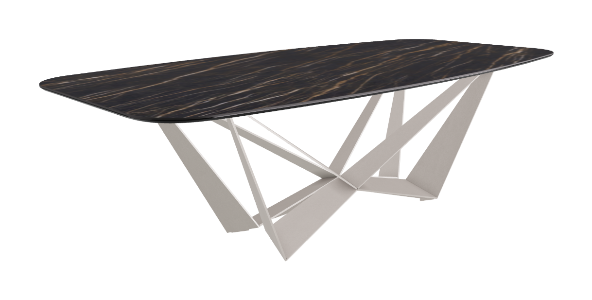 Cattelan Italia Skorpio Keramik Barrel Shaped Dining Table 200 & 240
