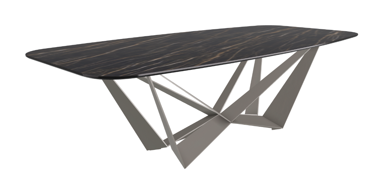Cattelan Italia Skorpio Keramik Barrel Shaped Dining Table 200 & 240