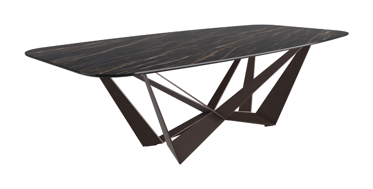 Cattelan Italia Skorpio Keramik Barrel Shaped Dining Table 200 & 240