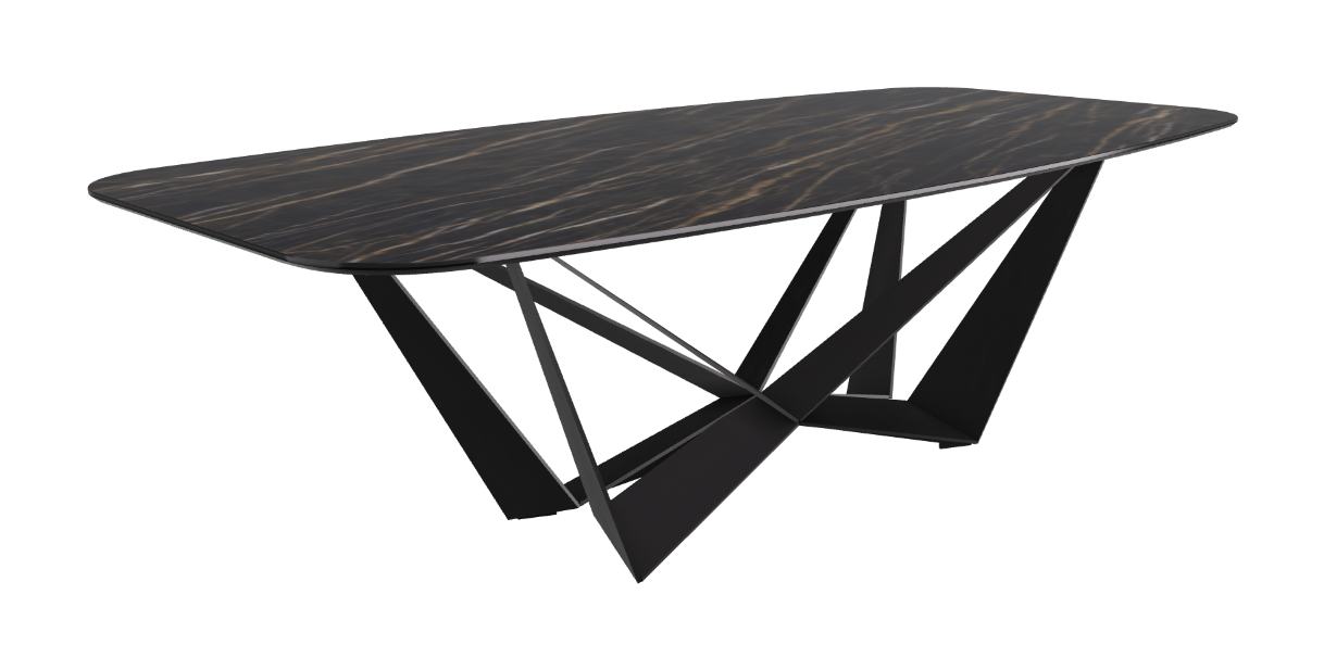 Cattelan Italia Skorpio Keramik Barrel Shaped Dining Table 200 & 240