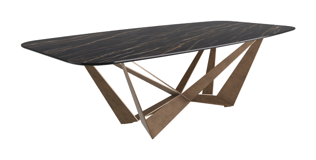 Cattelan Italia Skorpio Keramik Barrel Shaped Dining Table 200 & 240