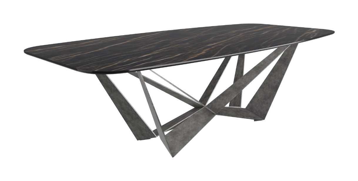 Cattelan Italia Skorpio Keramik Barrel Shaped Dining Table 200 & 240