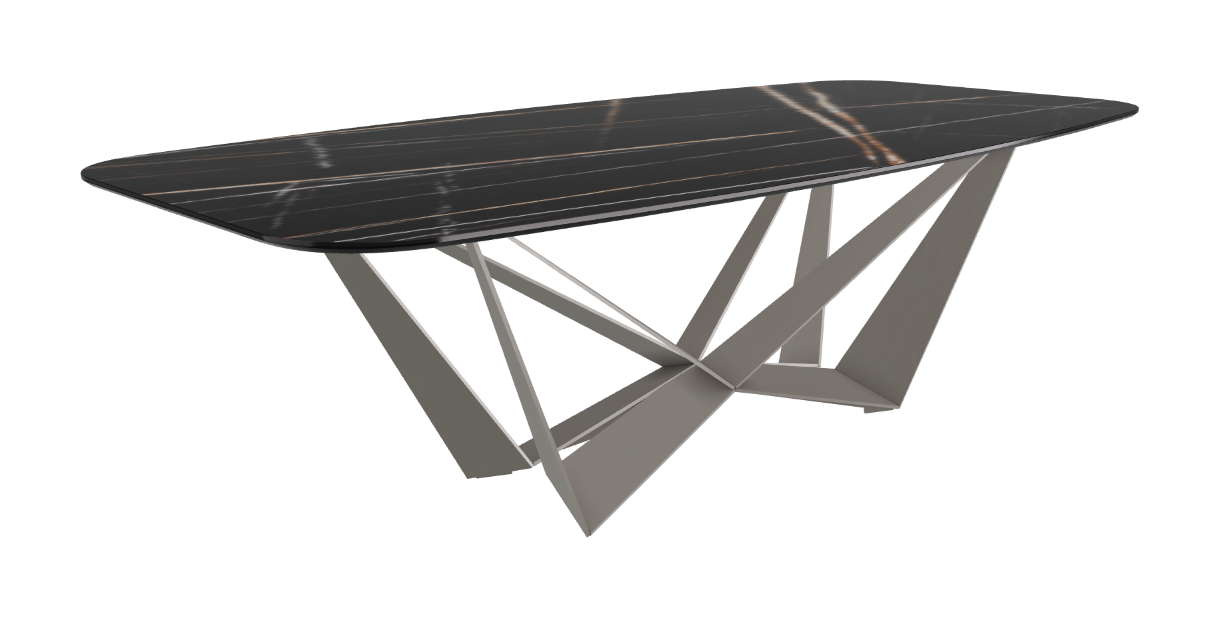 Cattelan Italia Skorpio Keramik Barrel Shaped Dining Table 200 & 240