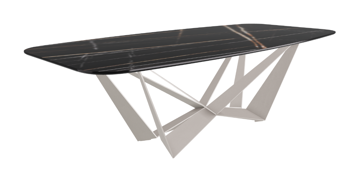 Cattelan Italia Skorpio Keramik Barrel Shaped Dining Table 200 & 240