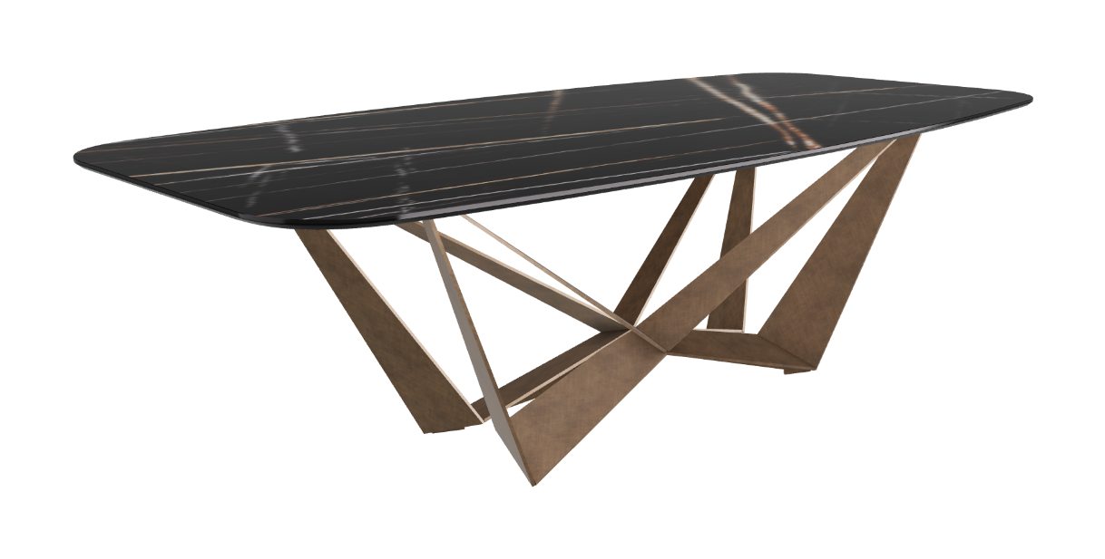 Cattelan Italia Skorpio Keramik Barrel Shaped Dining Table 200 & 240