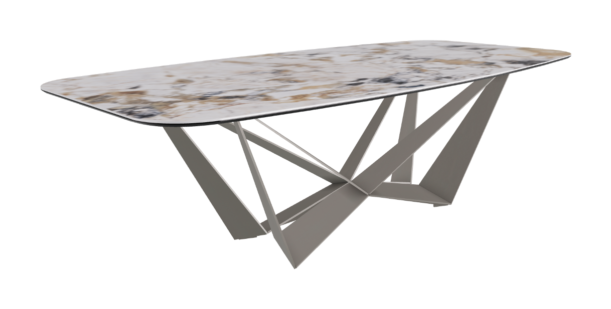 Cattelan Italia Skorpio Keramik Barrel Shaped Dining Table 200 & 240