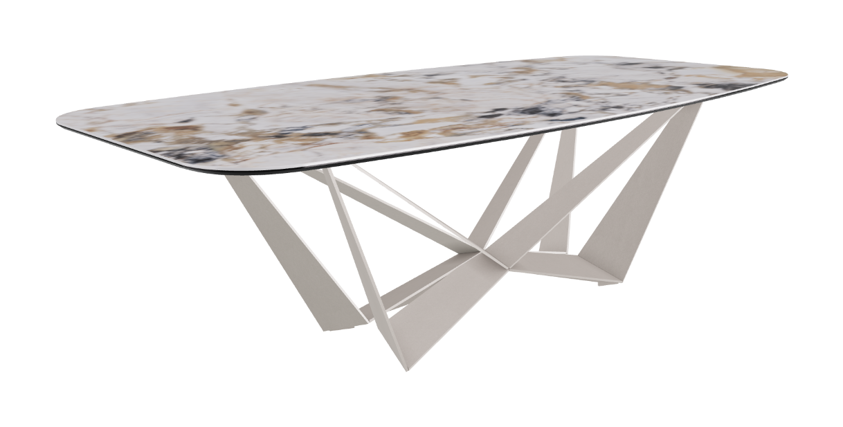 Cattelan Italia Skorpio Keramik Barrel Shaped Dining Table 200 & 240