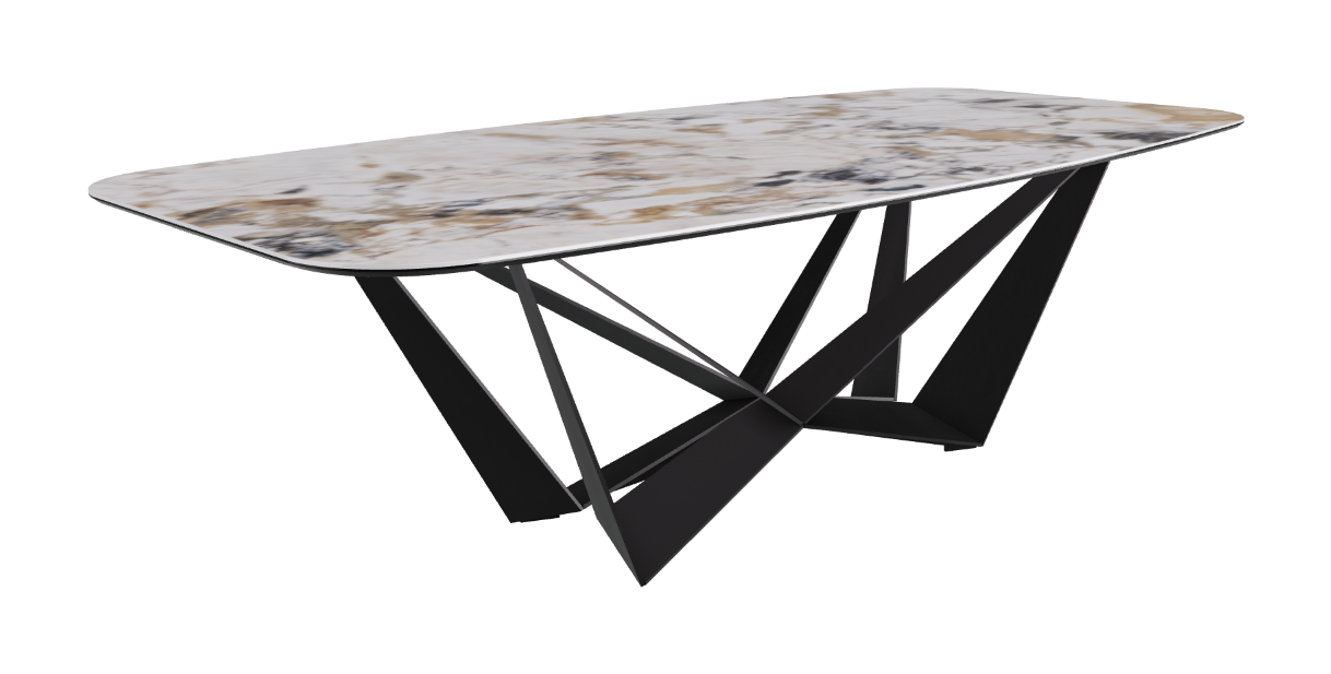 Cattelan Italia Skorpio Keramik Barrel Shaped Dining Table 200 & 240