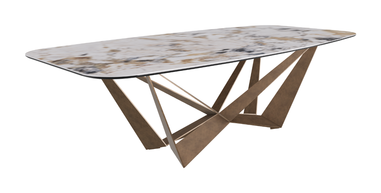 Cattelan Italia Skorpio Keramik Barrel Shaped Dining Table 200 & 240