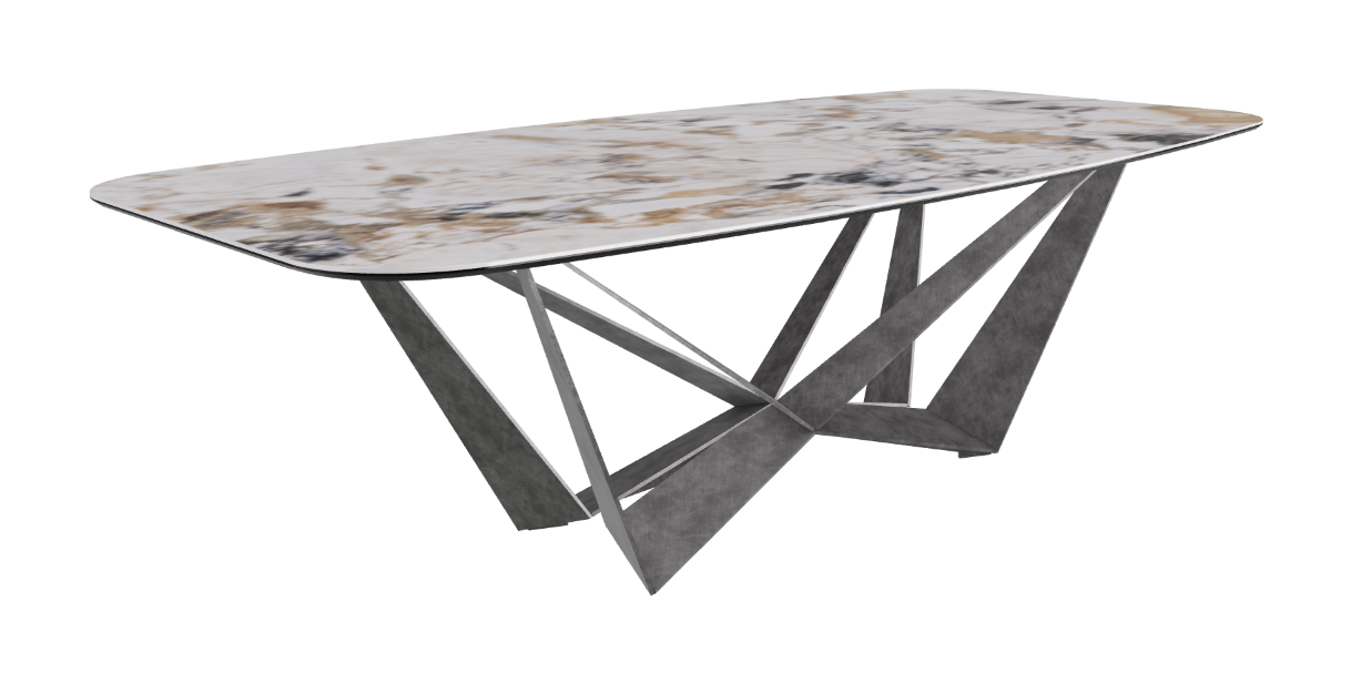 Cattelan Italia Skorpio Keramik Barrel Shaped Dining Table 200 & 240