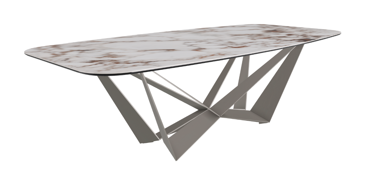Cattelan Italia Skorpio Keramik Barrel Shaped Dining Table 200 & 240