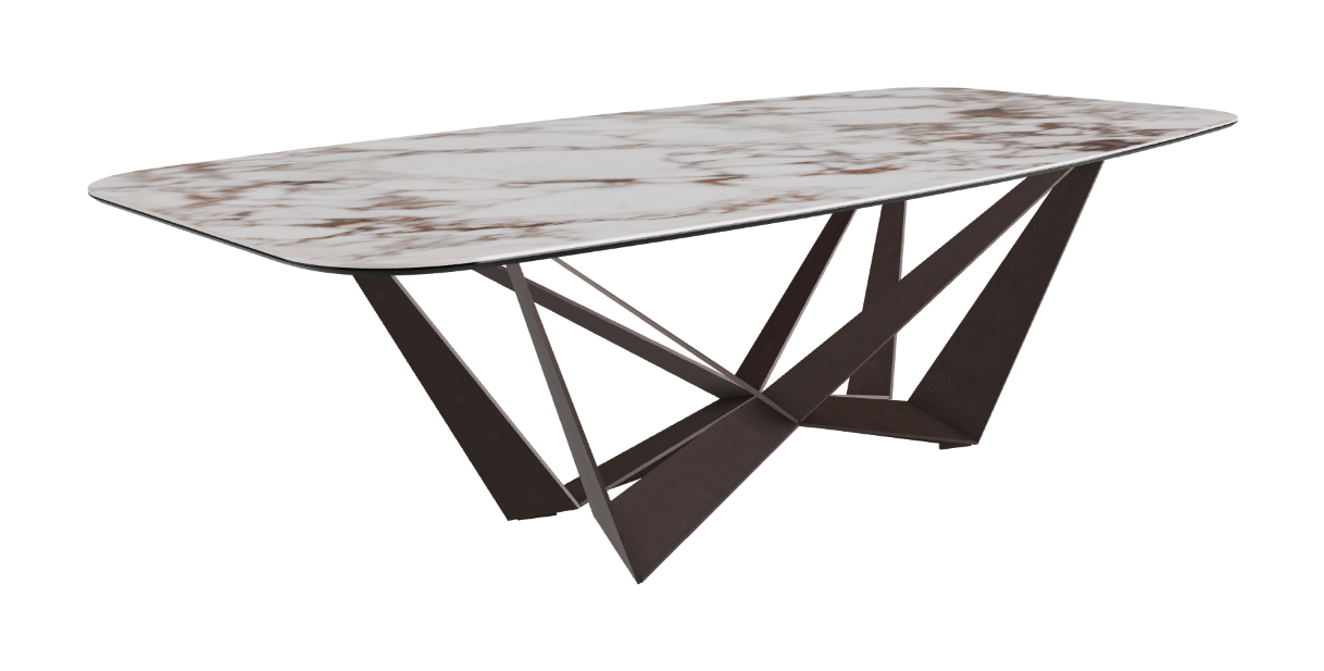 Cattelan Italia Skorpio Keramik Barrel Shaped Dining Table 200 & 240