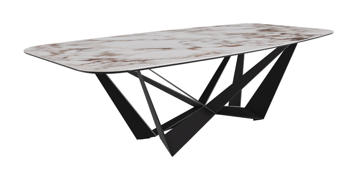 Cattelan Italia Skorpio Keramik Barrel Shaped Dining Table 200 & 240