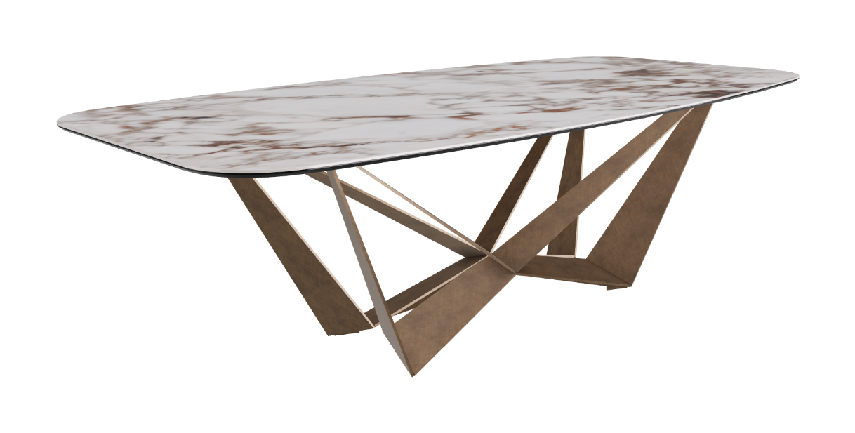 Cattelan Italia Skorpio Keramik Barrel Shaped Dining Table 200 & 240
