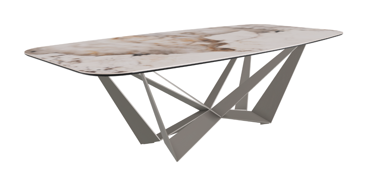 Cattelan Italia Skorpio Keramik Barrel Shaped Dining Table 200 & 240