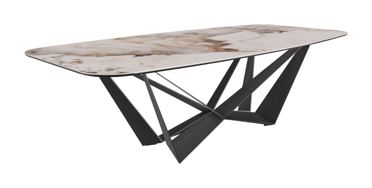 Cattelan Italia Skorpio Keramik Barrel Shaped Dining Table 200 & 240