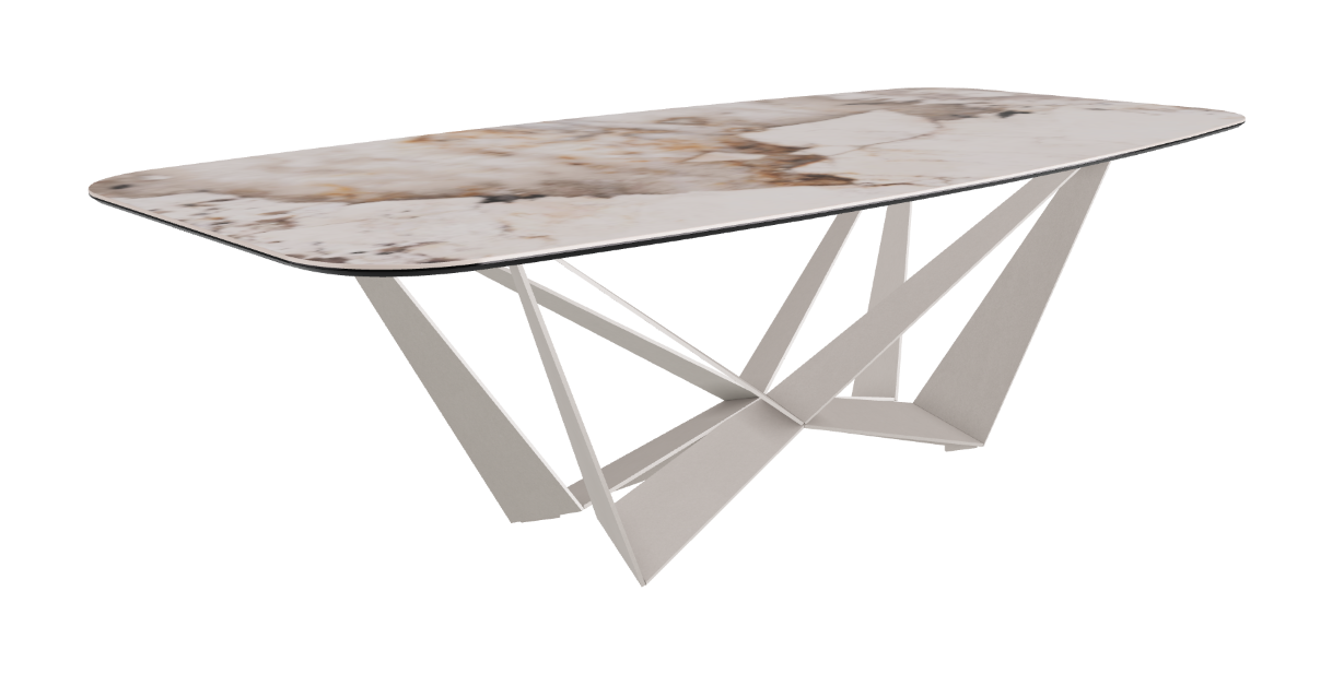 Cattelan Italia Skorpio Keramik Barrel Shaped Dining Table 200 & 240