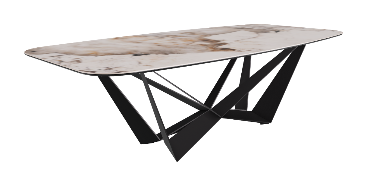 Cattelan Italia Skorpio Keramik Barrel Shaped Dining Table 200 & 240