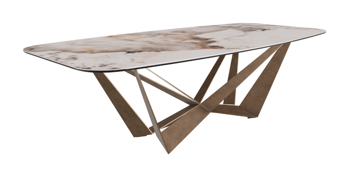 Cattelan Italia Skorpio Keramik Barrel Shaped Dining Table 200 & 240