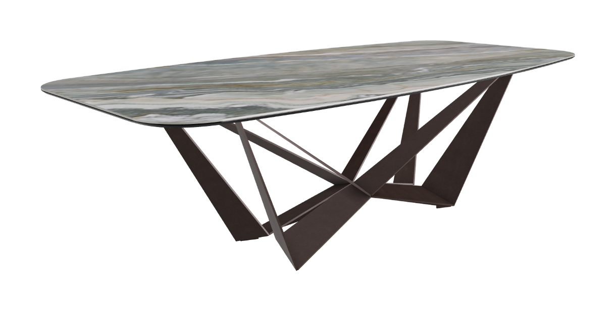 Cattelan Italia Skorpio Keramik Barrel Shaped Dining Table 200 & 240